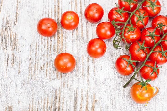 Tiny Tim tomato seeds from SeedsNow, showing small, round tomato seeds suitable for determinate tomato plants.